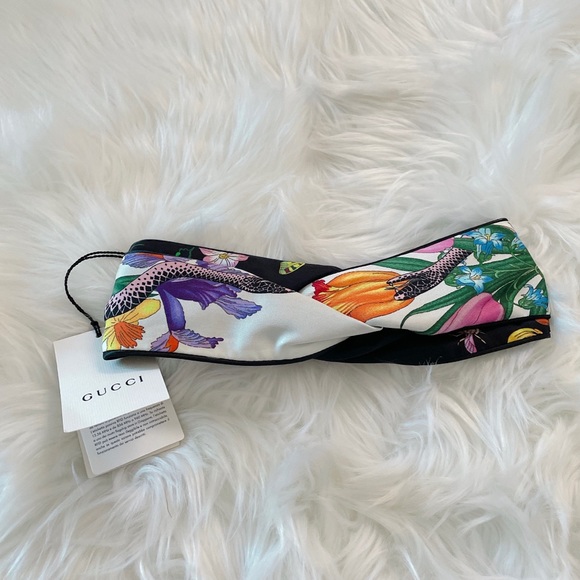 Gucci floral snake headband main image 4